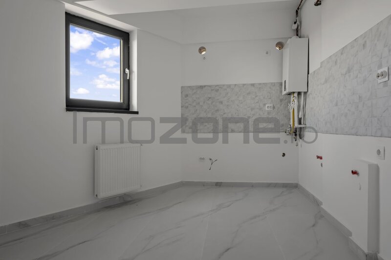 Apartament 2 camere 65.4 mp, decomandat, balcon tip terasa, finisat modern, etajul 1, comision 0%